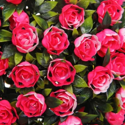 Искусственное растение шар «Самшит» цветы фуксия D-23см Ultramarine