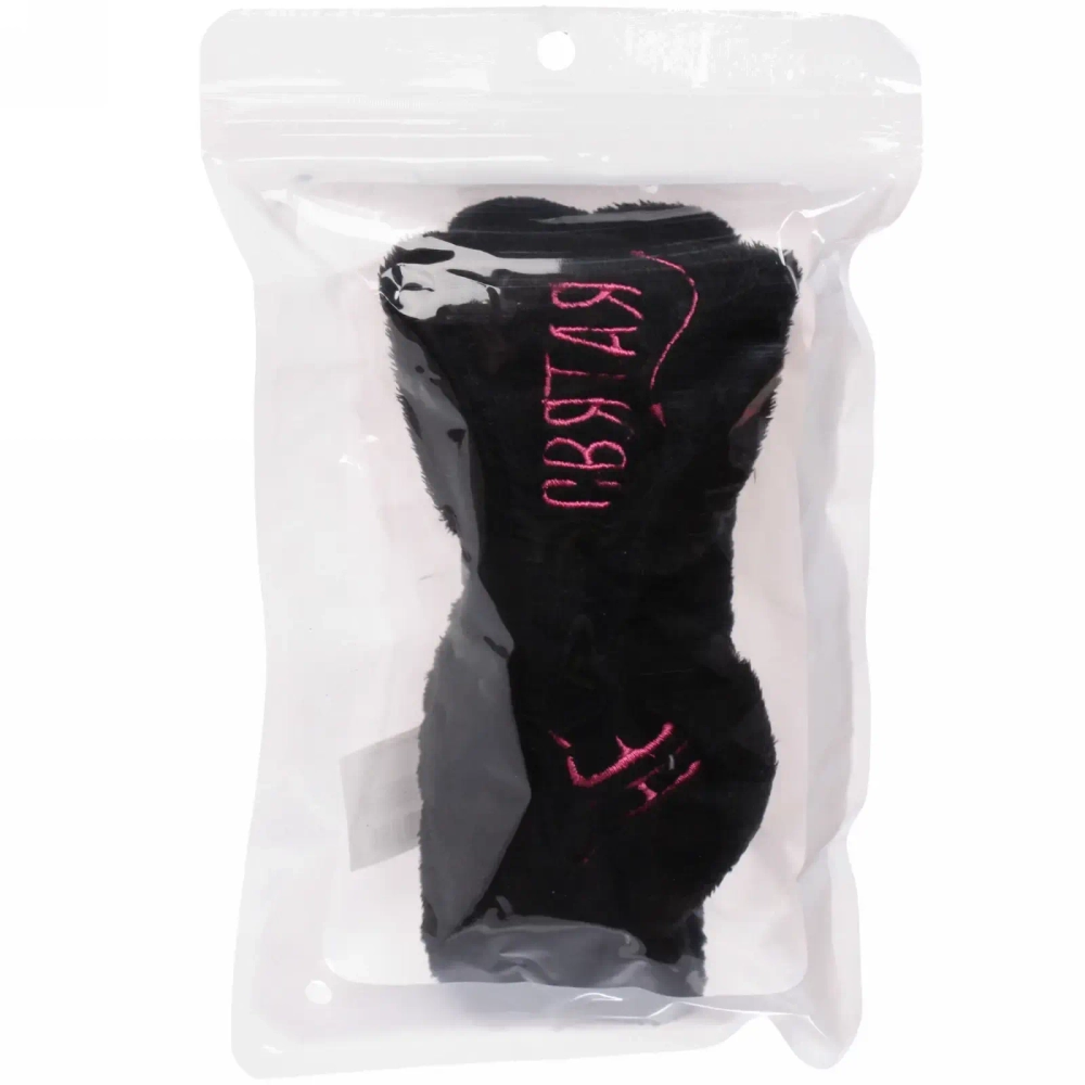 Повязка на голову «New collection Vostok - Не святая», цвет черный, розовый, голубой и сиреневый, 20*6см ( упаковка белый ZIP пакет )