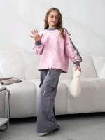 Костюм для девочки на осень, свитшот и штаны