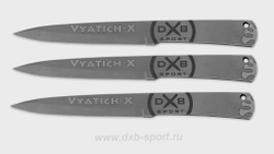 Throwing knives set "Vyatich X" (set of 3)