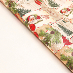 Бумага глянцевая "Письмо Деда Мороза"70*100 см (1 лист)