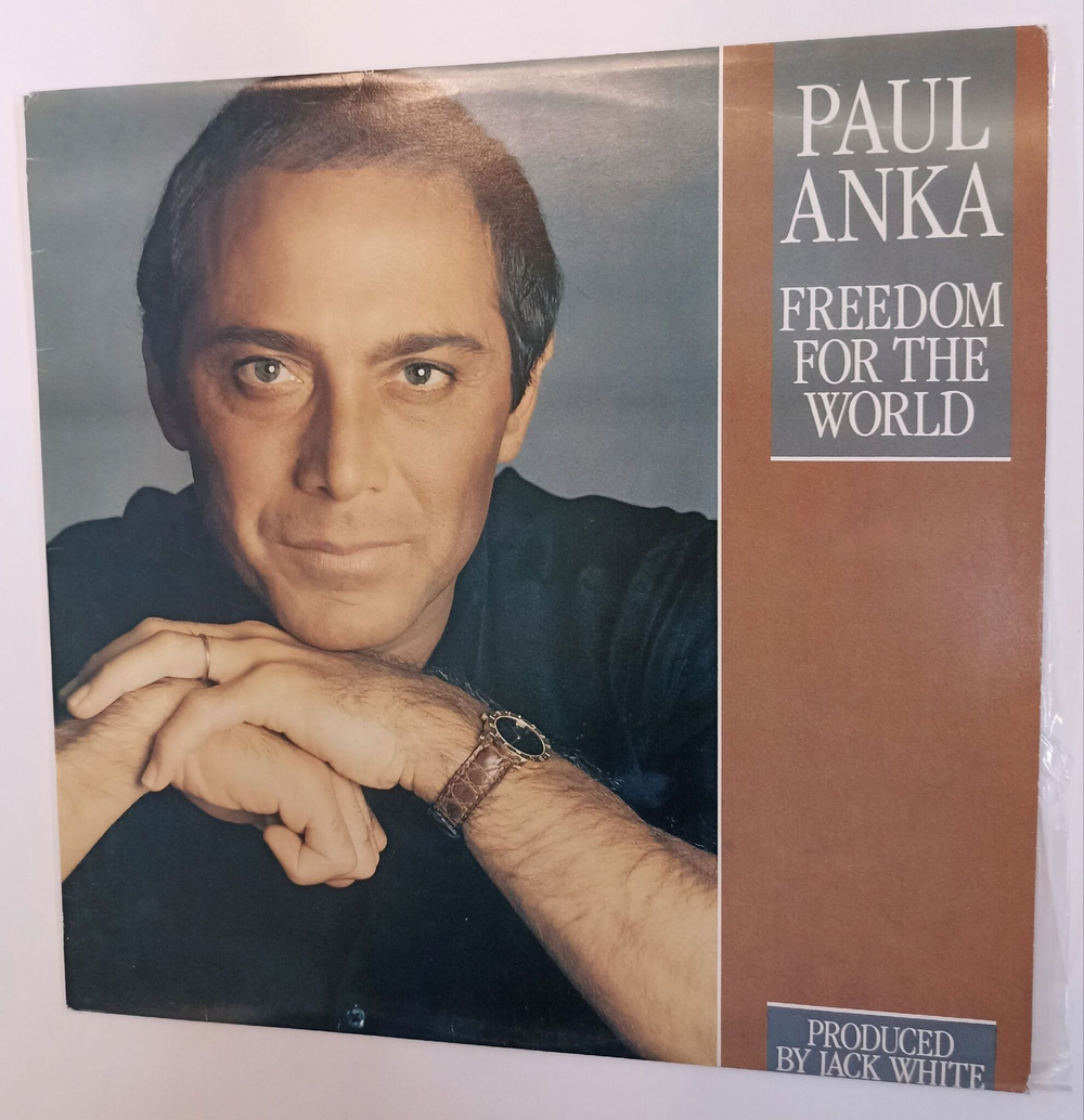 Винтажная виниловая пластинка LP Paul Anka Freedom For The World (Югославия 1988)