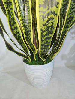 Сансевиерия искусственная 130см высокая в кашпо