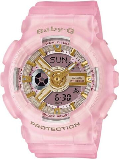 Японские наручные часы Casio Baby-G BA-110SC-4AER с хронографом