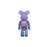 Дизайнерские игрушки X-girl x BE@RBRICK CLEAR PURPLE 1000% 70cm, X-girl -1000％