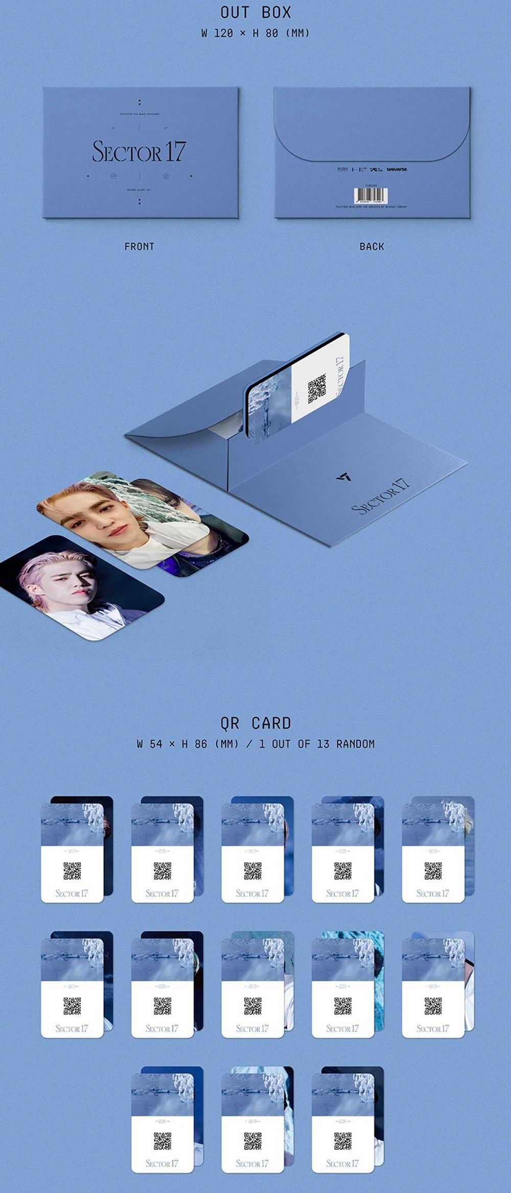 Альбом SEVENTEEN - SECTOR 17 (Weverse Albums ver.)