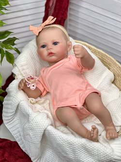 Кукла Реборн мягконабивная 48см в пакете (FA-822A)