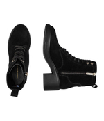 Кожаные ботильоны на каблуке Tommy Hilfiger - черный(FW0FW08090)