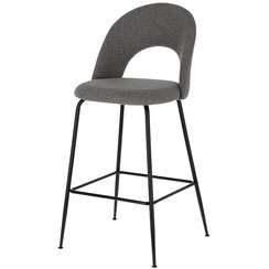 Полубарный стул Mahalia 63 см темно-серый