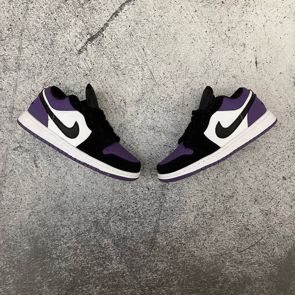 Кроссовки Nike Air Jordan 1 Low black/purple
