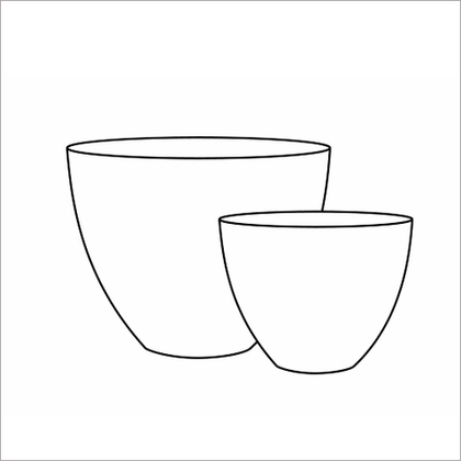 Кашпо, коллекция Concrete, форма UPON