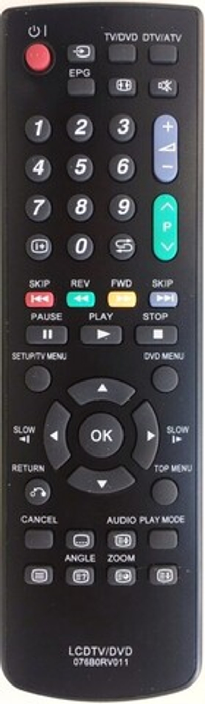 Пульт для телевизора Sharp 076B0RV011