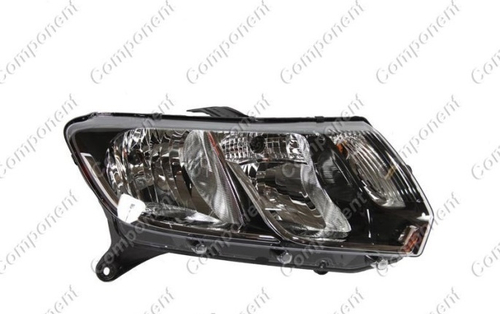 Фара Renault Logan Sandero прав. 2014-2017 г. /черная/ (COMPONENT)