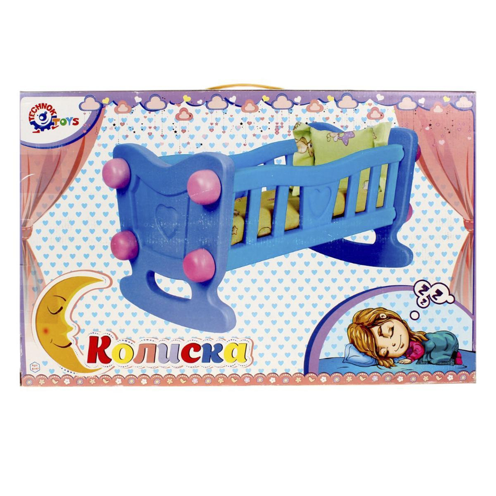 Колыбель для куклы, коробка 4197 (Технок)