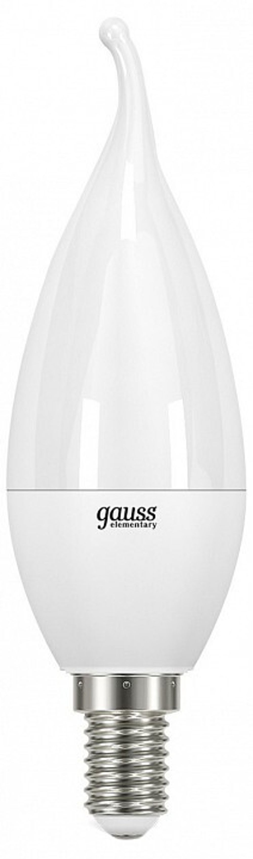 Лампа светодиодная Gauss Led Elementary Candle Tailed E14 8Вт 3000K 34118