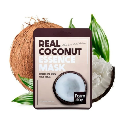Маска тканевая для лица с кокосом FarmStay Real сoconut essence mask, 23мл