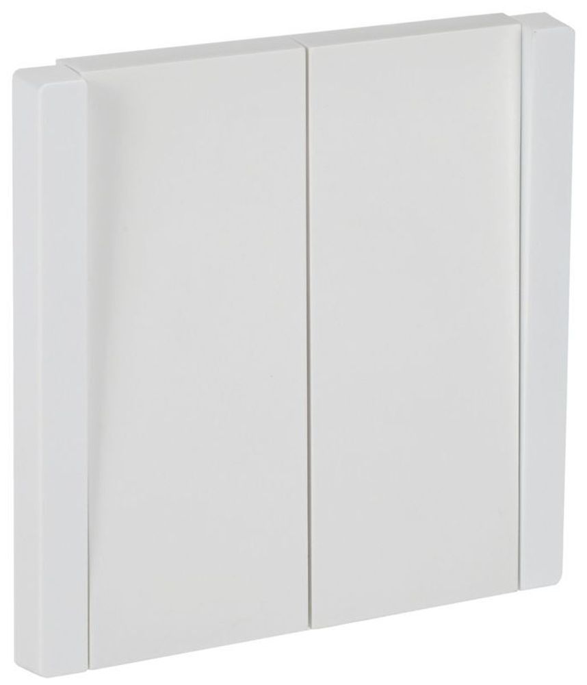 Выключатель 2-кл. СП FORTE&amp;PIANO 10А FP205 бел. IEK FP-V20-0-10-1-K01