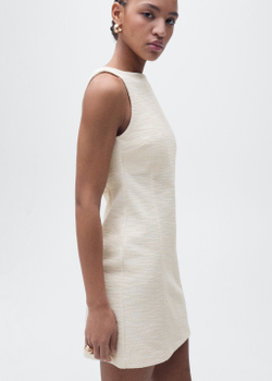 Короткое платье из твида