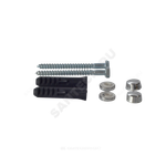Крепление унитаза к полу D6x70 с шестигранной головкой, колпачки хром Филд-А