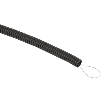 Труба гофрированная FRHF ЭРА GOFR-20-100-FRHF черная безгалогенная трудногорючая d20 с зондом 100м