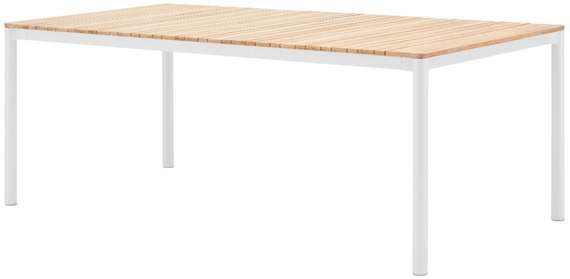 Комплект уличной мебели Armona из стола и 6 стульев, белый