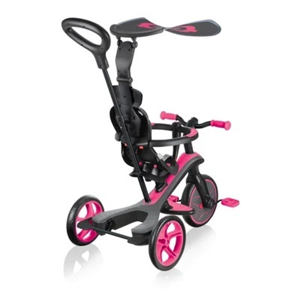 Велосипед-беговел Globber Trike Explorer 4 в 1 Fuchsia