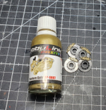 Краска лаковая HobbyLink Titanium Gold HP-9007