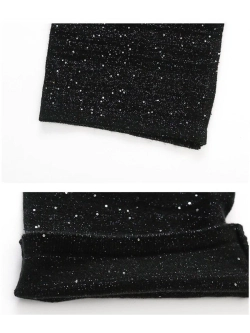 Костюм вязаный с пайетками