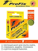 Плетеный шнур для рыбалки ProFix Olive 0,25mm 100m
