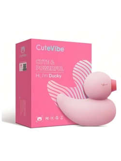 Вибратор вакуумно-волновой стимулятор уточка Ducky