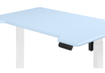 Компьютерный стол Woodville Маркос 120х75 голубой, белый, ножки белые