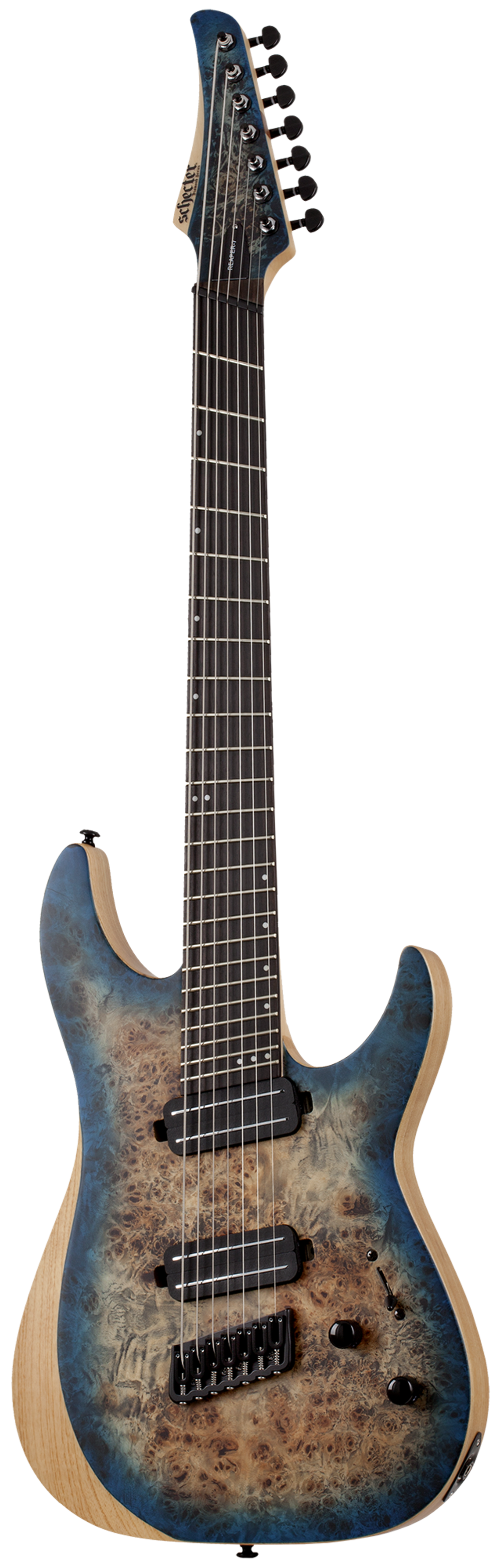 SCHECTER REAPER-7 MULTI-SCALE SATIN SKY BURST
