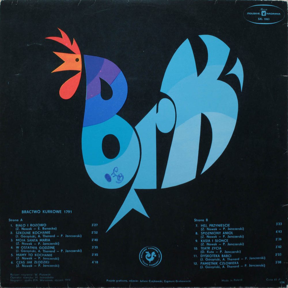 Bractwo Kurkowe 1791 / Zycie, Milosc, Folk (LP)