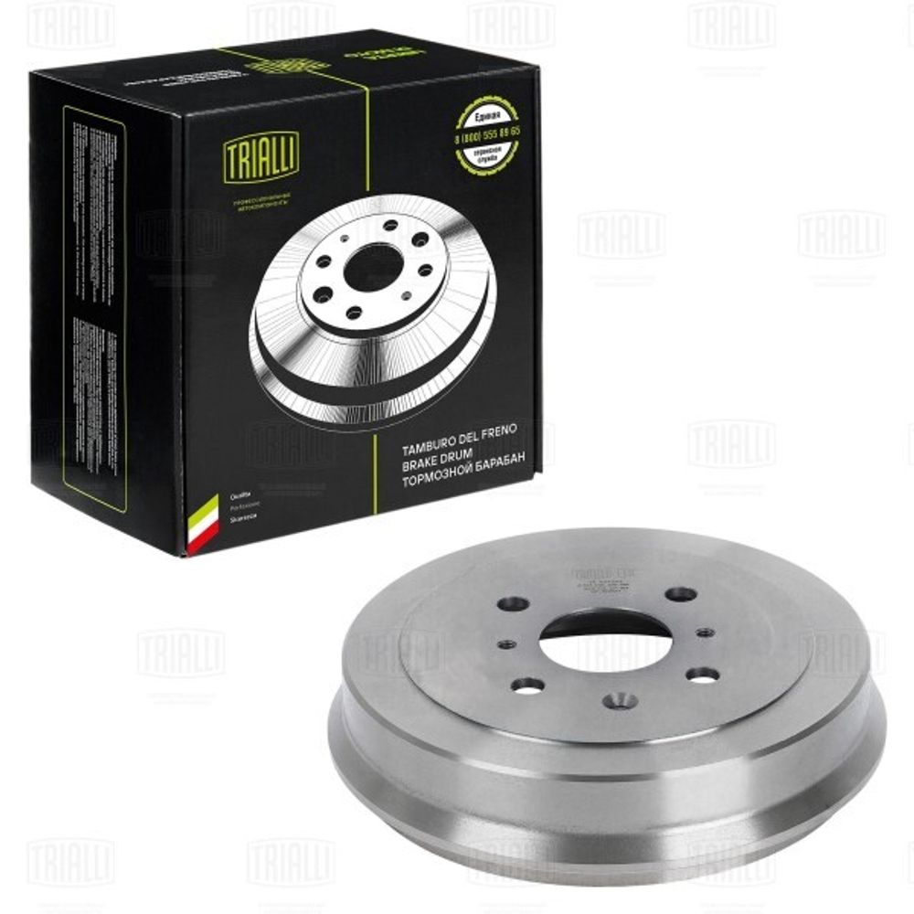 Барабан тормозной Citroen C1 (05-) Peugeot 107 (06-) 233 мм (TRIALLI)