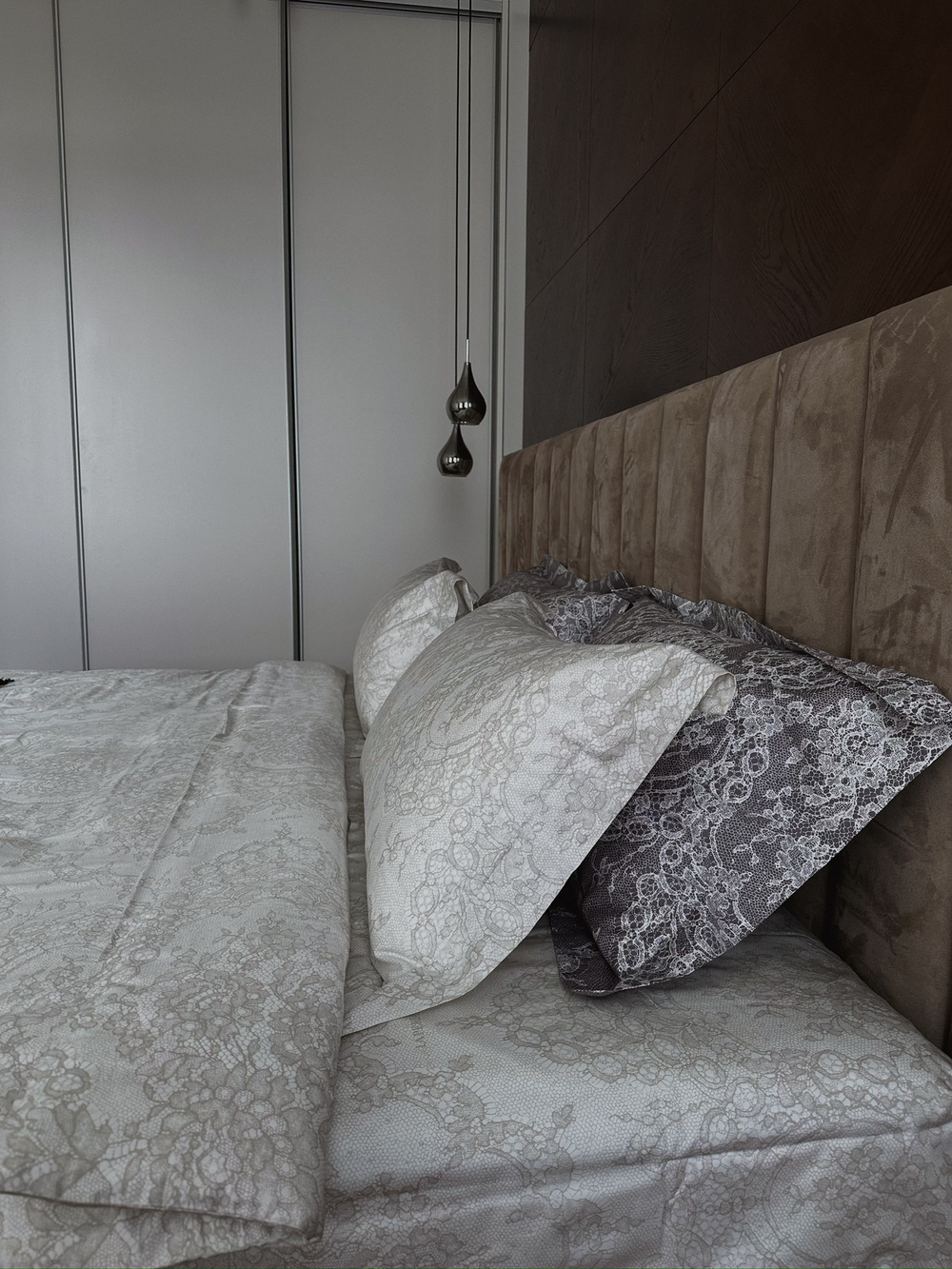 Постельное белье Lace Beige