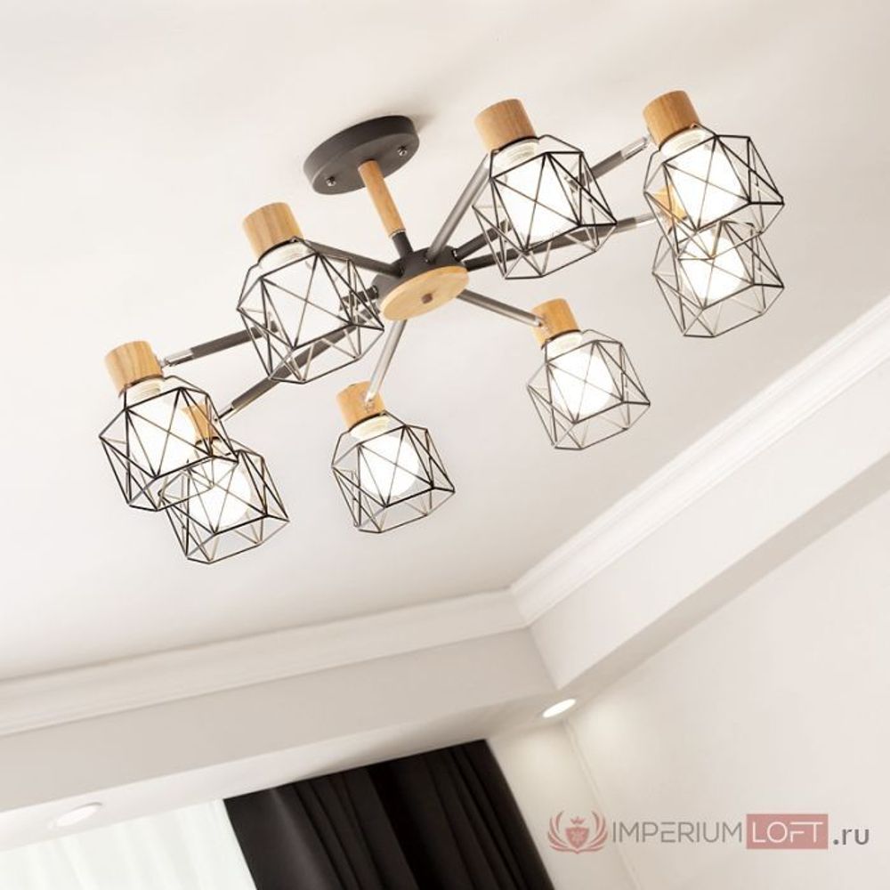 Потолочная Люстра Corf B3 Champagne 8 Lamps By Imperiumloft