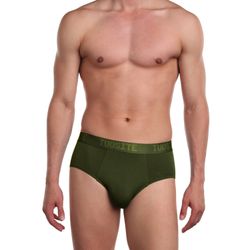 Мужские трусы брифы хаки TUOSITE TS7825-2