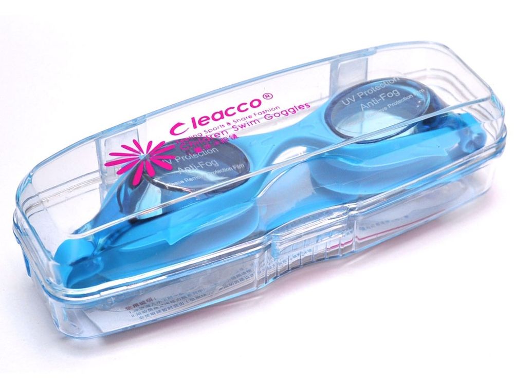 Очки для плавания подростковые LEACCO :SG700  (Голубой - Г)