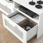Тумба под ТВ - IKEA BRIMNES, 180х53 см, белый, БРИМНЭС/БРИМНЕС ИКЕА