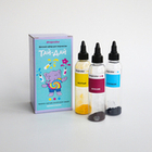 Детский набор для тай-дай (желтый, голубой, фуксия)