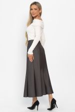 Юбка годе Изящный силуэт (коричневая) Ю14859-3М LT Collection