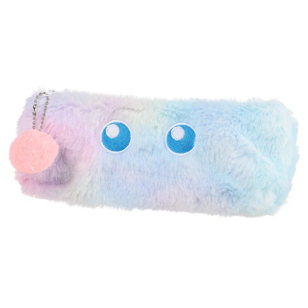Пенал-косметичка Basir без наполнения, 21*9*4 см, серия "цветные глаза", с искусственным мехом, разноцветный, ассорти