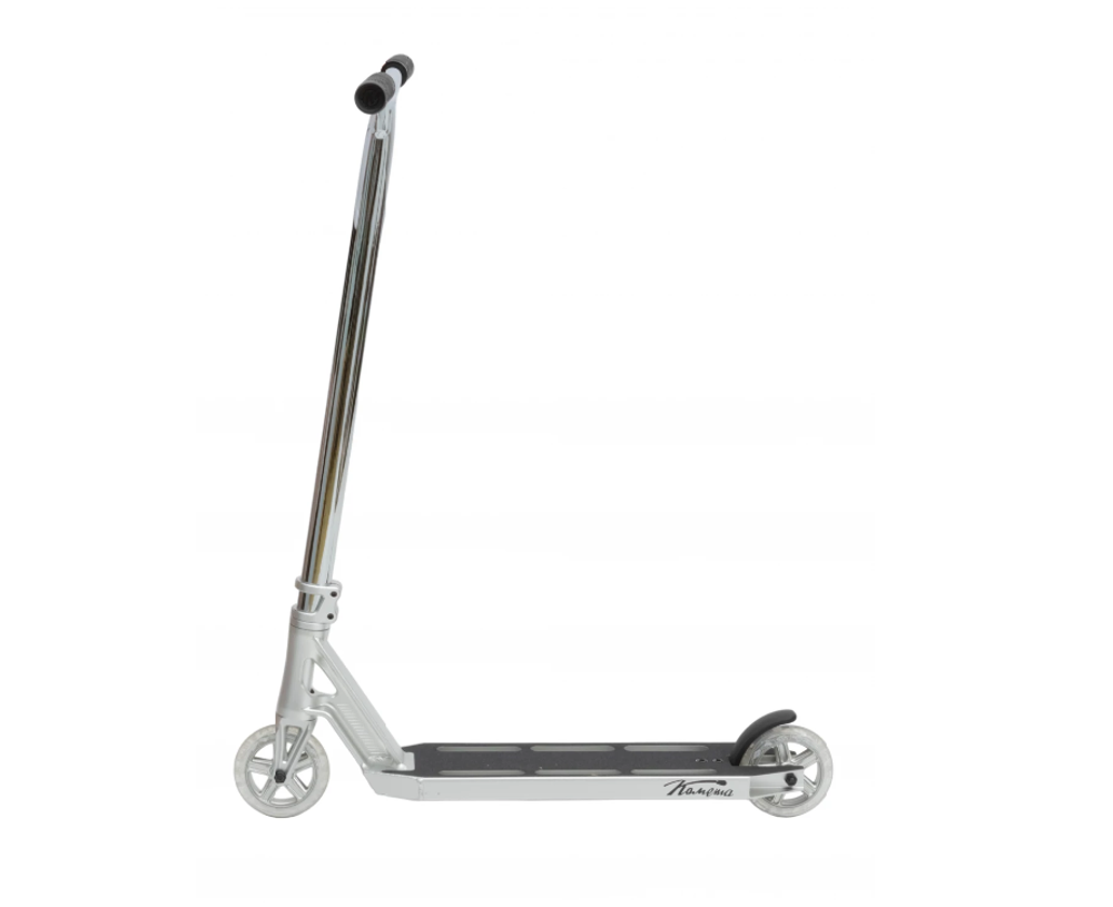 Трюковой самокат Комета Гелиос v2 серебро