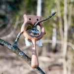 Деревянная погремушка с бубенцом Совушка Леснушки