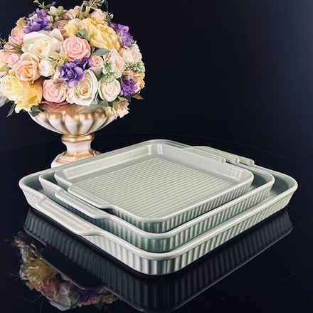 Lenardi 205-732 Квадратное блюдо для запекания 35см в под.уп.(х12)Фарфор