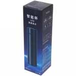 Термос 500мл «Стиль» с датчиком температуры и ситом, серебро