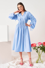 51461 Платье женское (голубой)