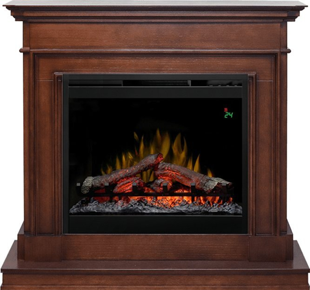 Каминокомплект Newport - Темный дуб с очагом Symphony 26'' DF2624L-INT