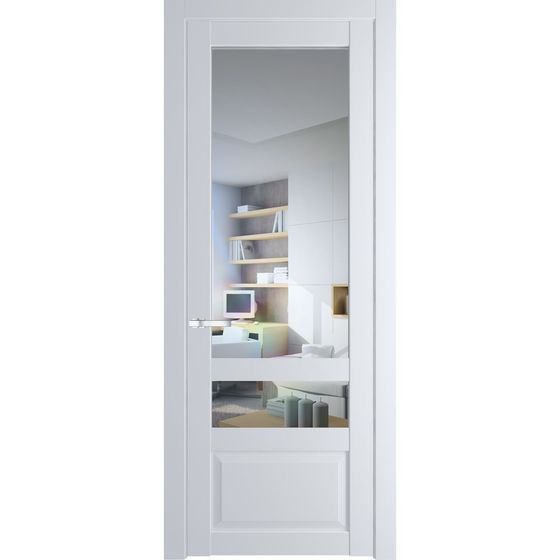 Межкомнатная дверь эмаль Profil Doors 2.5.4PD вайт остеклённая