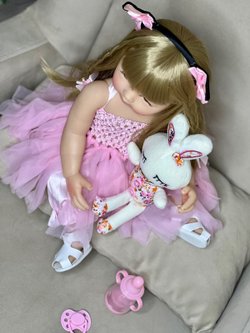 Кукла Реборн виниловая 48см в пакете (FA-063)